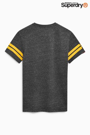 Superdry Logo Stripe Sleeve T-Shirt